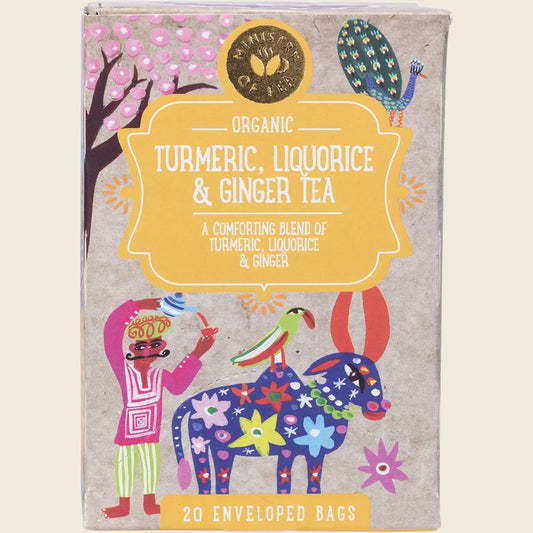 Organic Turmeric, Liquorice & Ginger Tea Tea Bags 20pk