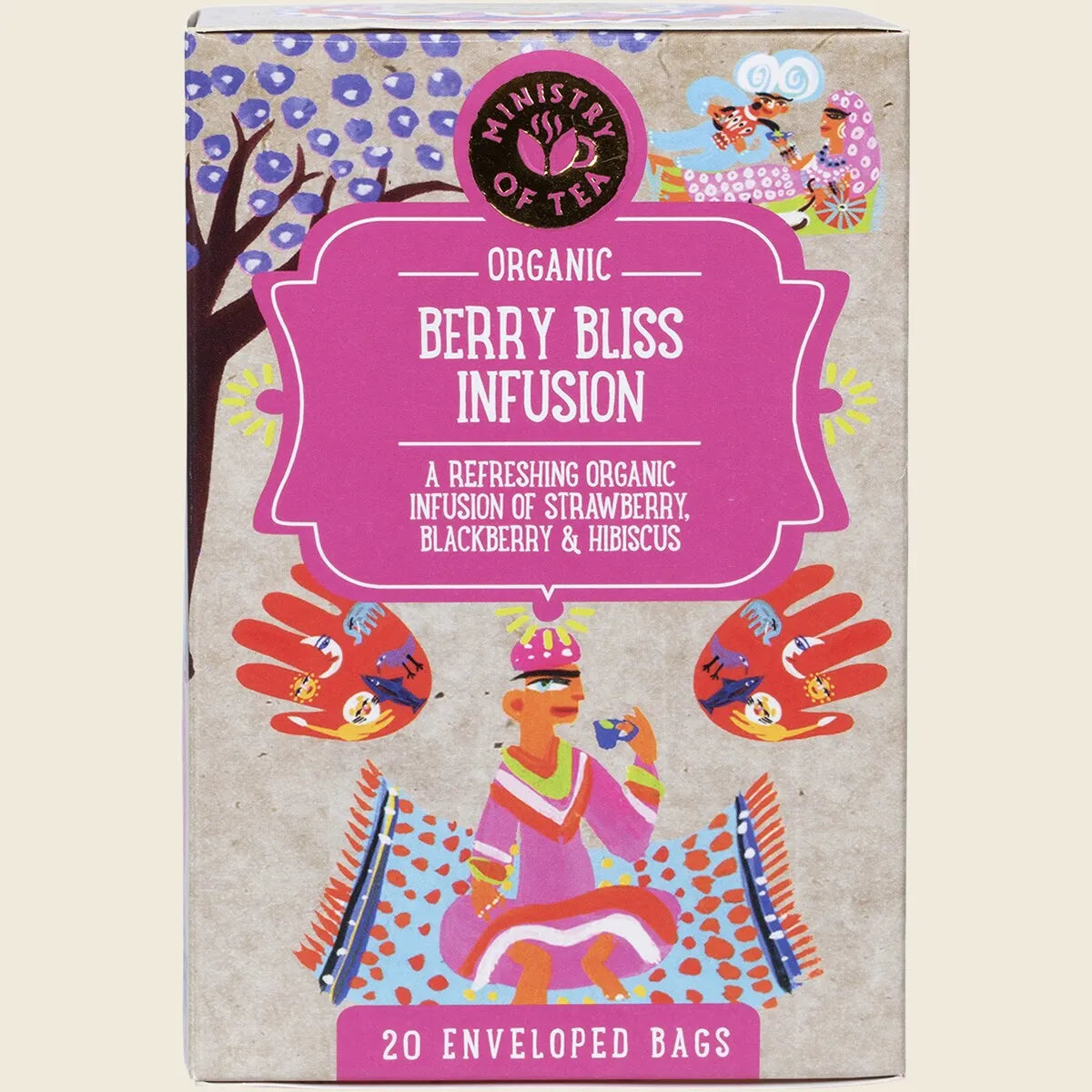 Organic Berry Bliss Infusion Tea Bags 20pk