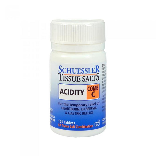 Martin & Pleasance Schuessler Tissue Salts Comb C (acidity) 125t