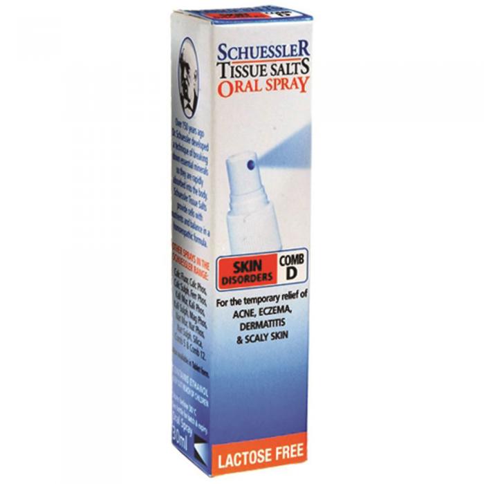 Martin & Pleasance Schuessler Tissue Salts Comb D (skin Disorders) Spray 30ml