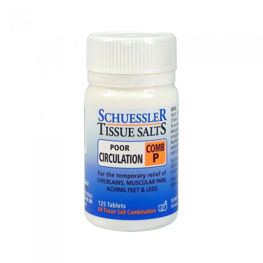 Martin & Pleasance Schuessler Tissue Salts Comb P (poor Circulation) 125t
