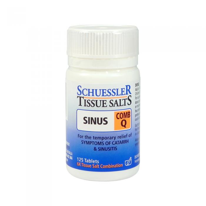 Martin & Pleasance Schuessler Tissue Salts Comb Q (sinus) 125t
