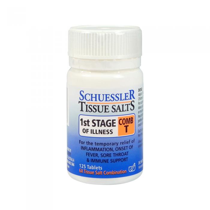 Martin & Pleasance Schuessler Tissue Salts Comb T (1st Stage Of Illness) 125t