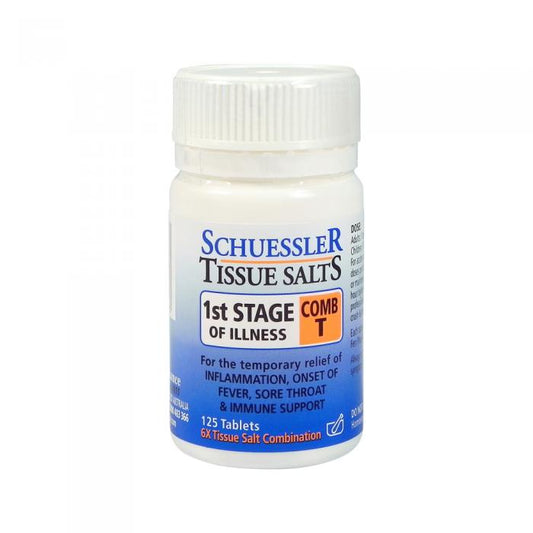 Martin & Pleasance Schuessler Tissue Salts Comb T (1st Stage Of Illness) 125t