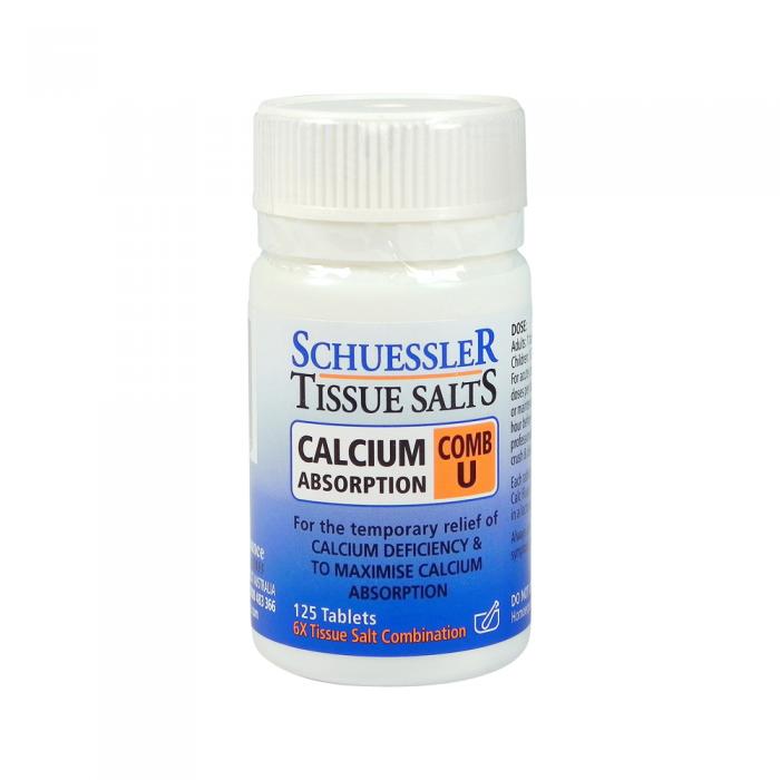 Martin & Pleasance Schuessler Tissue Salts Comb U (calcium Absorption) 125t