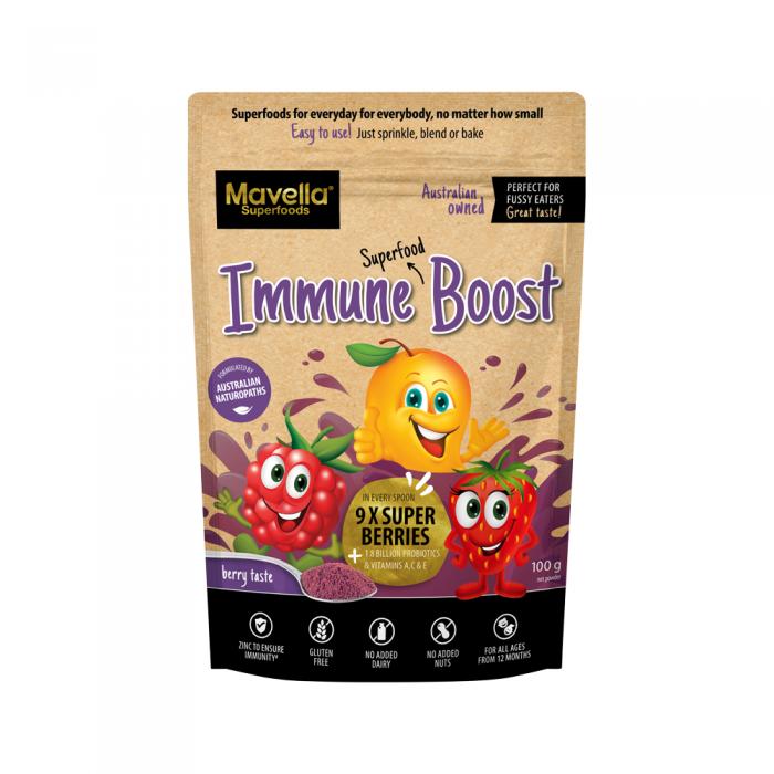 Mavella Superfoods Immune Superfood Smoothie Boost Berry 100g