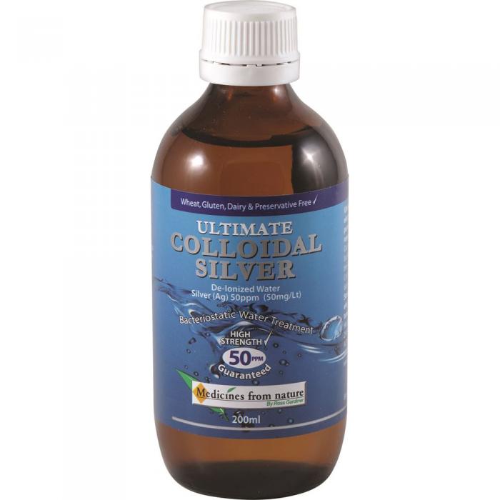 Medicines From Nature Ultimate Colloidal Silver 50ppm 200ml