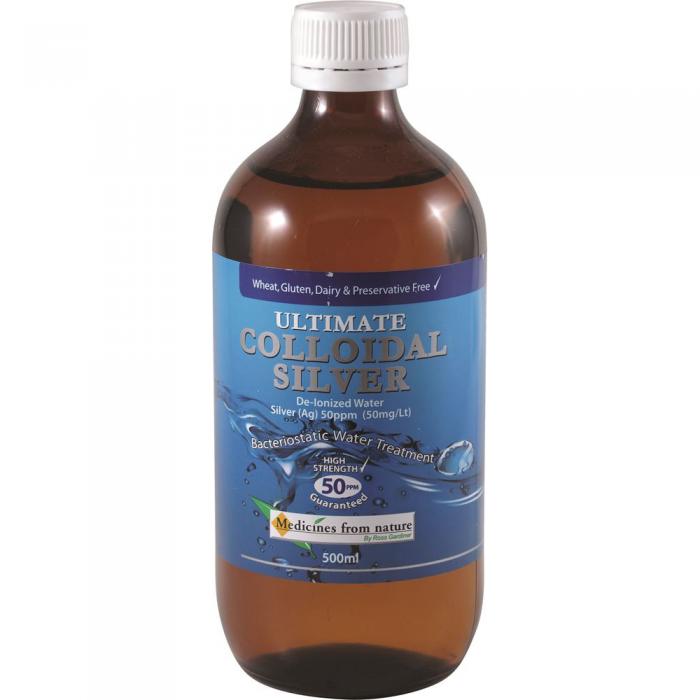 Medicines From Nature Ultimate Colloidal Silver 50ppm 500ml