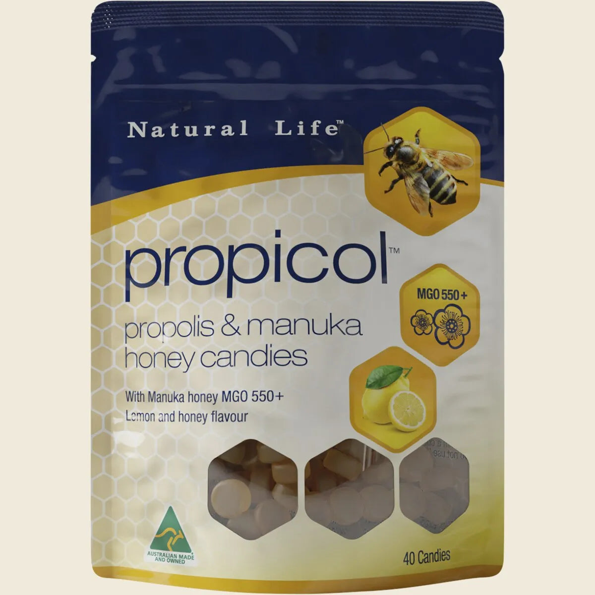 Propicol Propolis & Manuka Honey Candies 40pcs