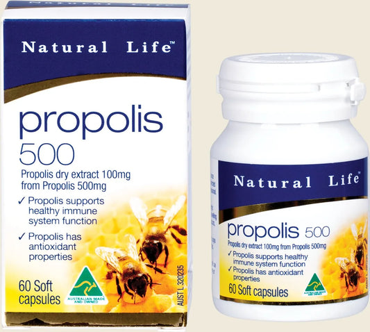 Propolis 500mg Capsules 60 Caps