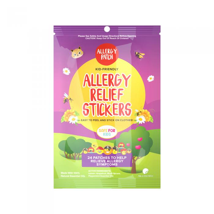 Natpat Allergypatch Organic Allergy Relief Stickers X 24 Pack