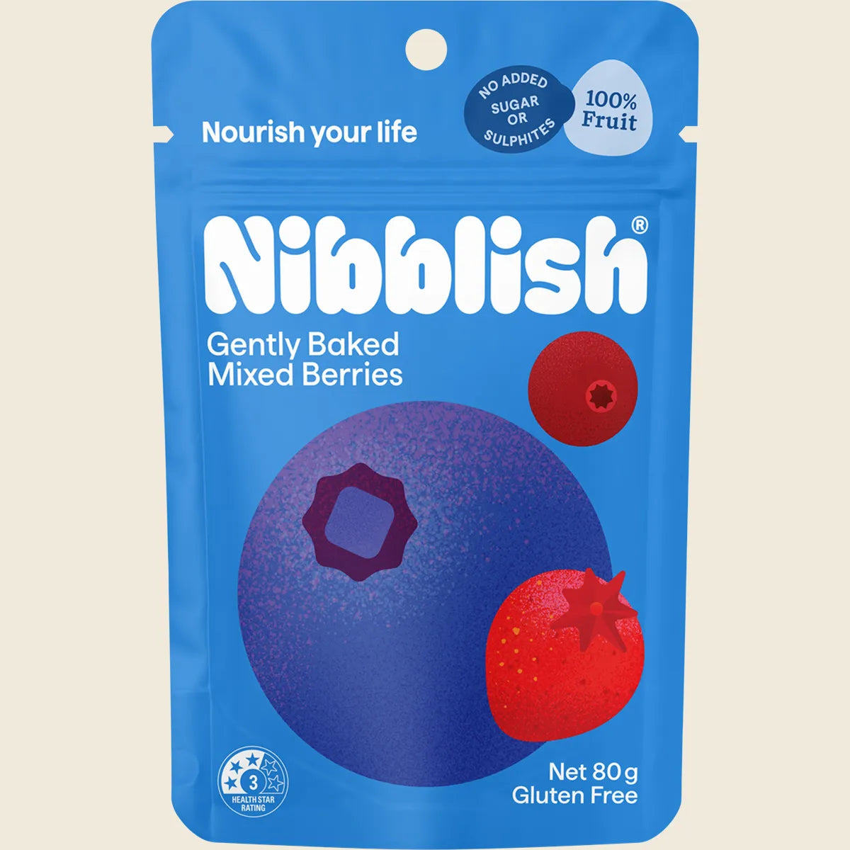 Gently Baked Mixed Berries 80g