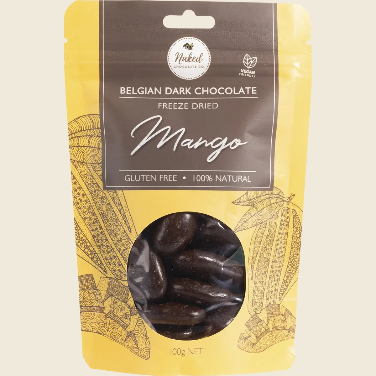 Freeze Dried Mango Dark Chocolate 100g