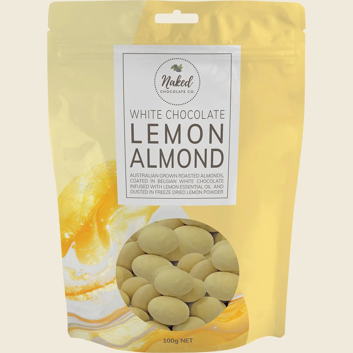 Lemon Almond White Chocolate 100g