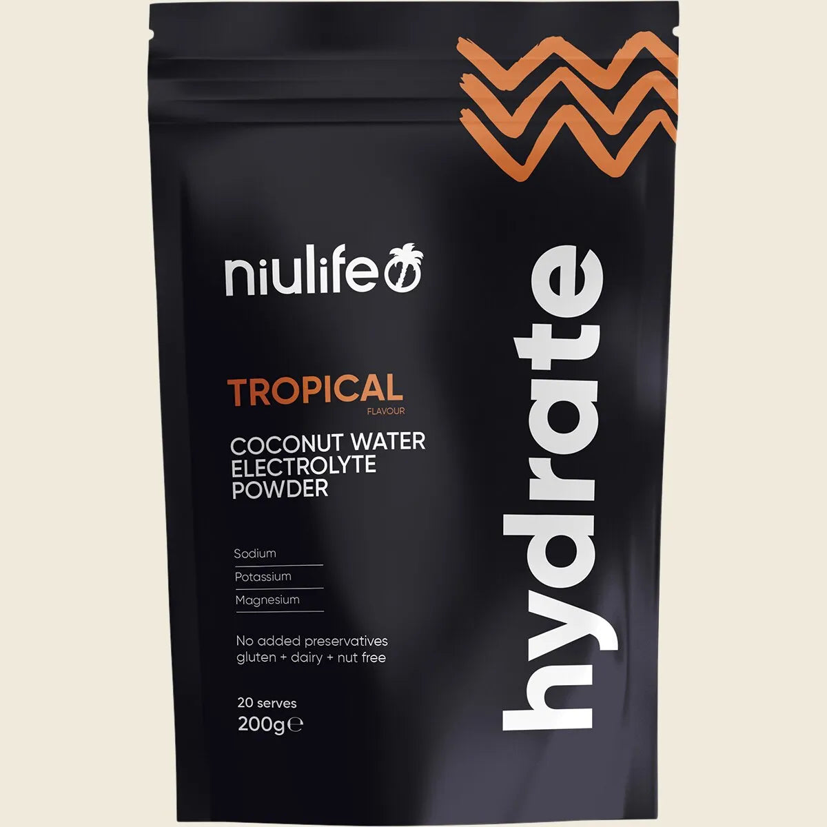 Hydrate Electrolyte Powder Tropical 200g