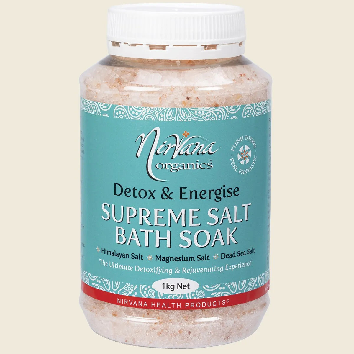 Supreme Salt Detox & Energise Bath Soak 1kg