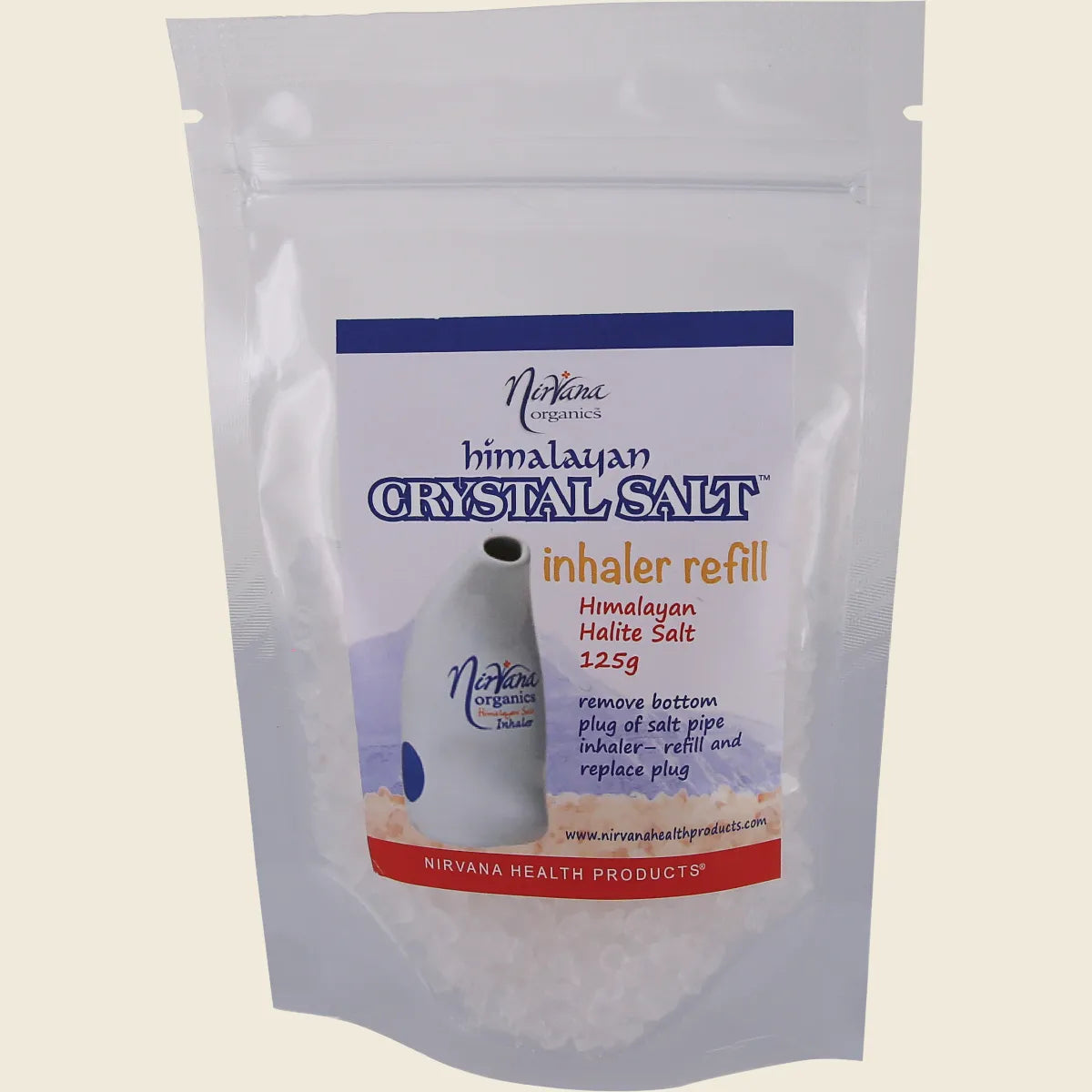 Himalayan Crystal Salt Inhaler Refill 125g
