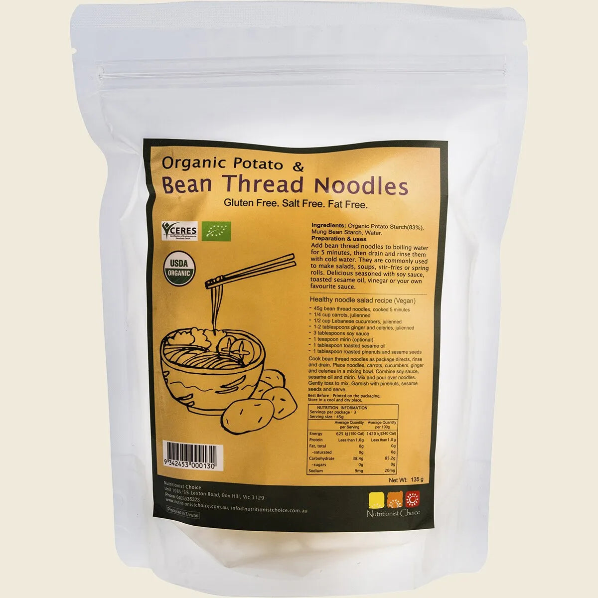 Bean Thread Noodles with Organic Potato 135g