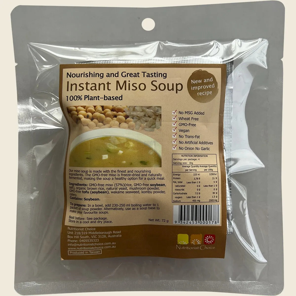 Instant Miso Soup 4x18g