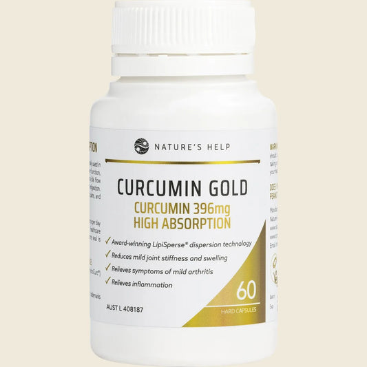 Curcumin Gold 396mg High Absorption Capsules 60 Caps