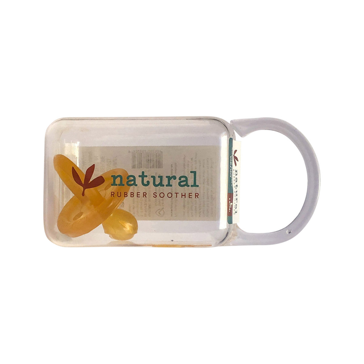 Natural Rubber Soother Round Dummy Large (6+ Months) Single In Reusable Storer