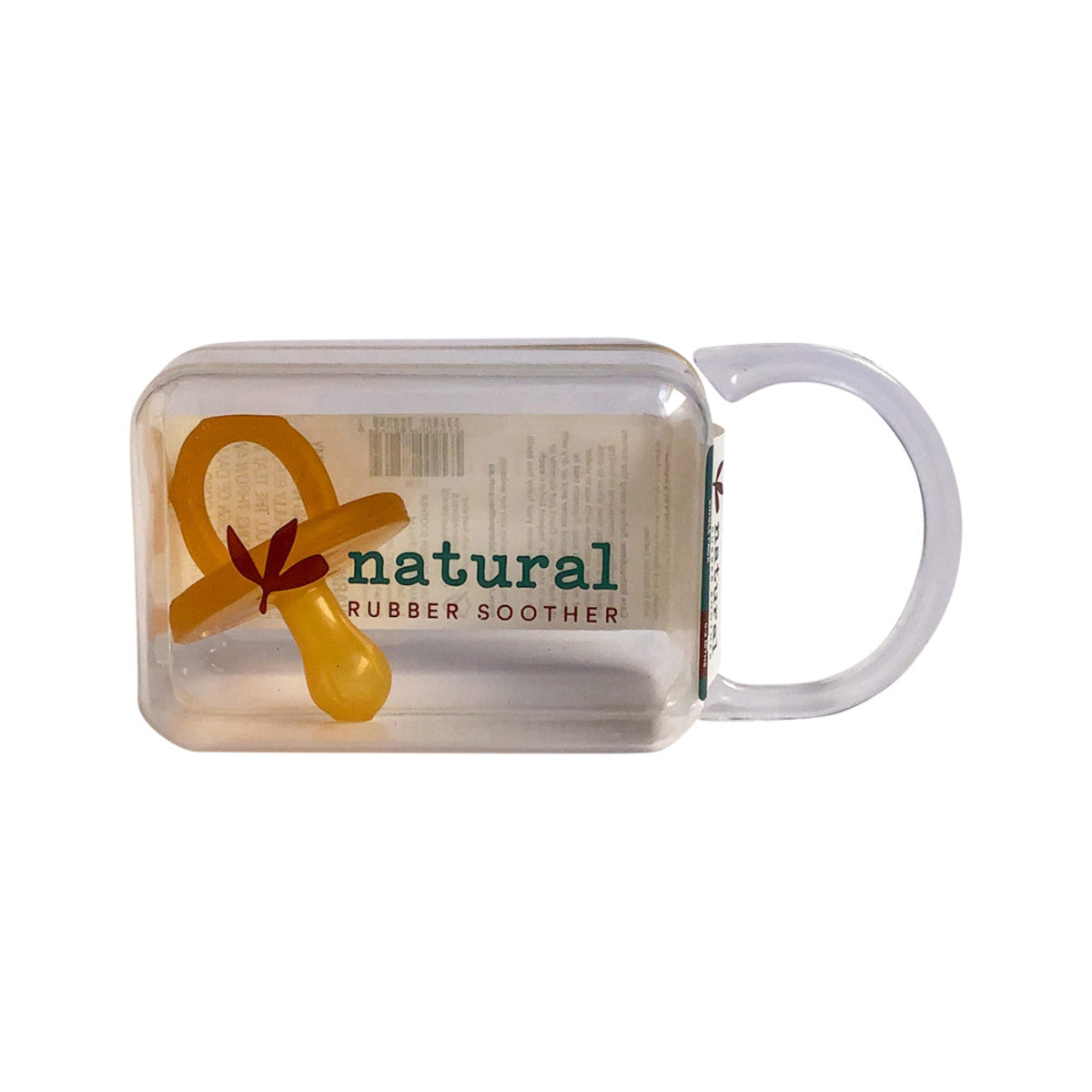 Natural Rubber Soother Round Dummy Small (0-3 Months) Single In Reusable Storer