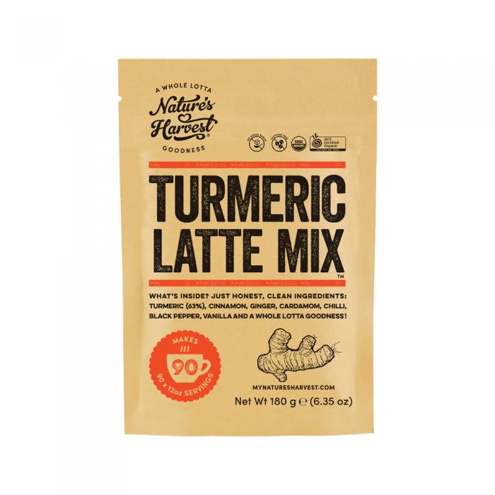 Natures Harvest Organic Turmeric Latte Mix 180g