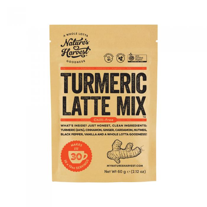 Natures Harvest Organic Turmeric Latte Mix Chilli-free 60g