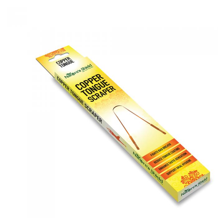 Natures Shield Copper Tongue Scraper