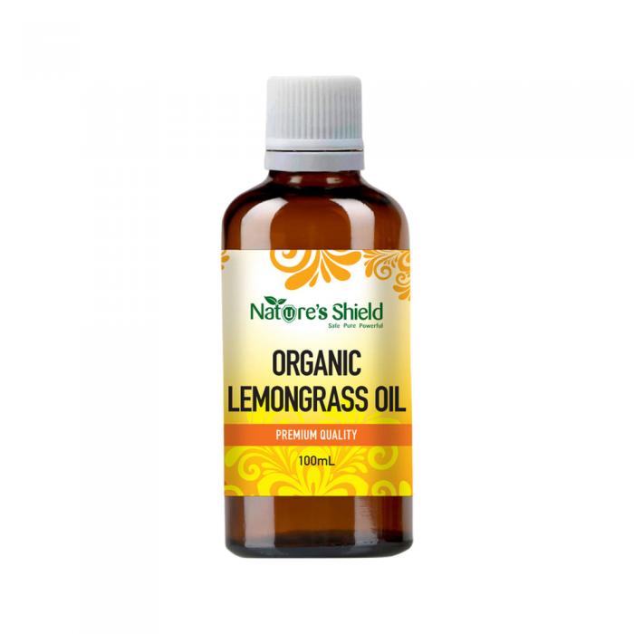 Natures Shield Organic Essential Oil Lemongrass 100ml