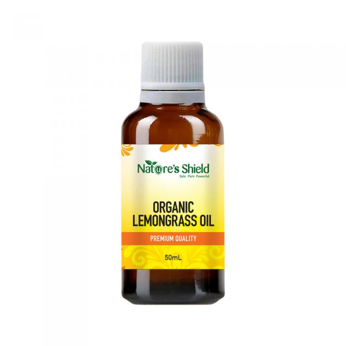 Natures Shield Organic Essential Oil Lemongrass 50ml
