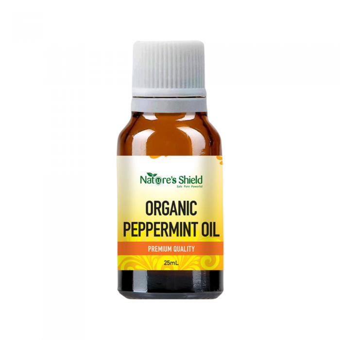 Natures Shield Organic Essential Oil Peppermint 25ml