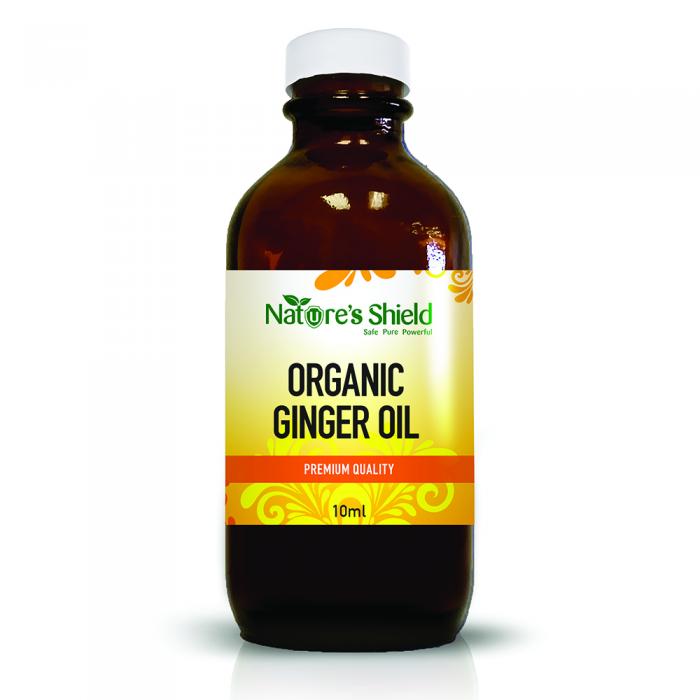 Natures Shield Organic Essential Oil Ginger 10ml