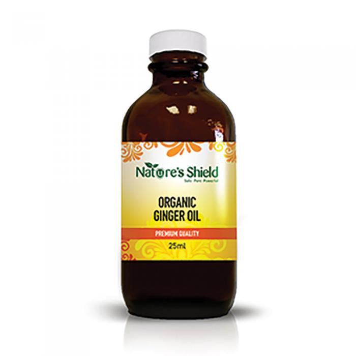 Natures Shield Organic Essential Oil Ginger 25ml