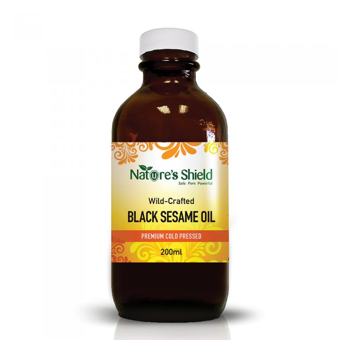 Natures Shield Wild-crafted Black Sesame Oil 200ml