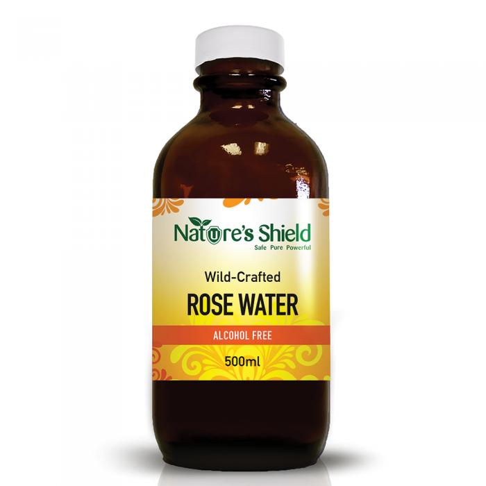 Natures Shield Wild-crafted Rose Water 500ml