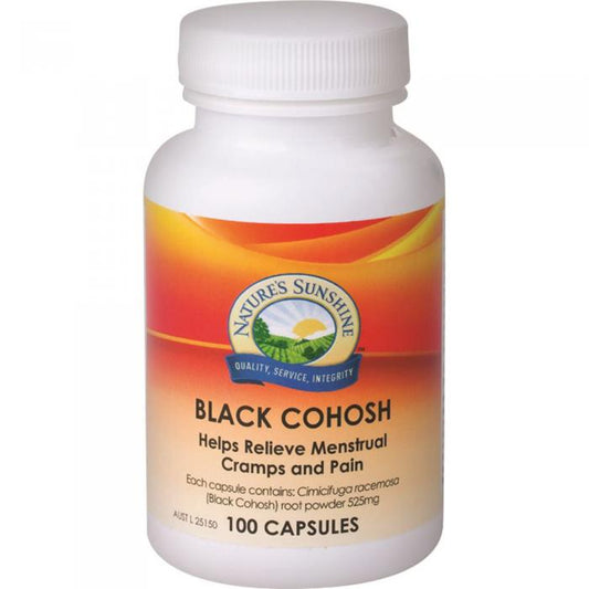 Natures Sunshine Black Cohosh 525mg 100c