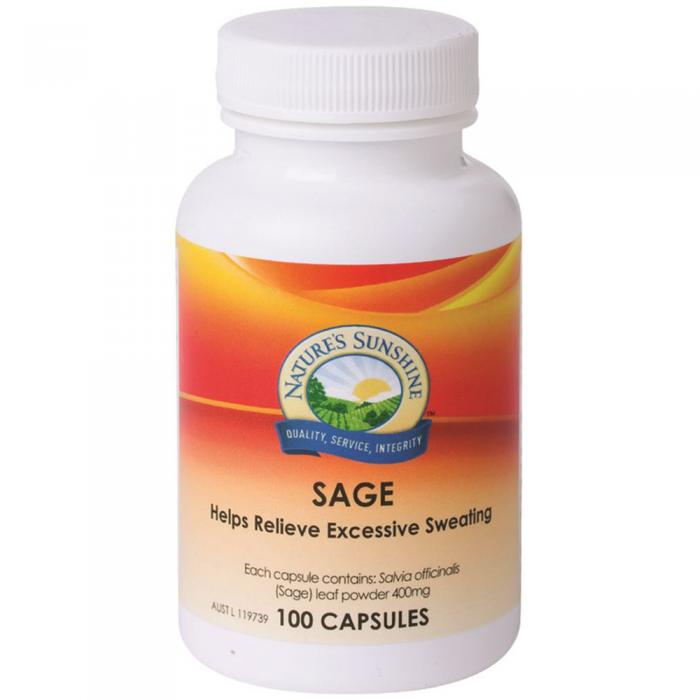 Natures Sunshine Sage 400mg 100c