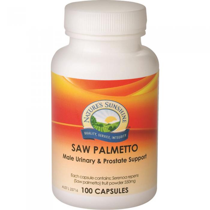 Natures Sunshine Saw Palmetto 550mg 100c