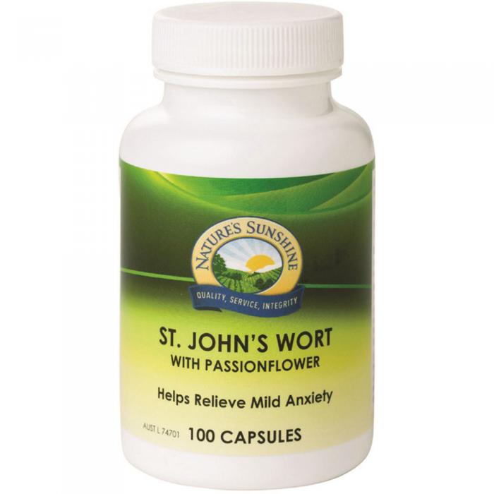 Natures Sunshine St. Johns Wort With Passionflower 100c