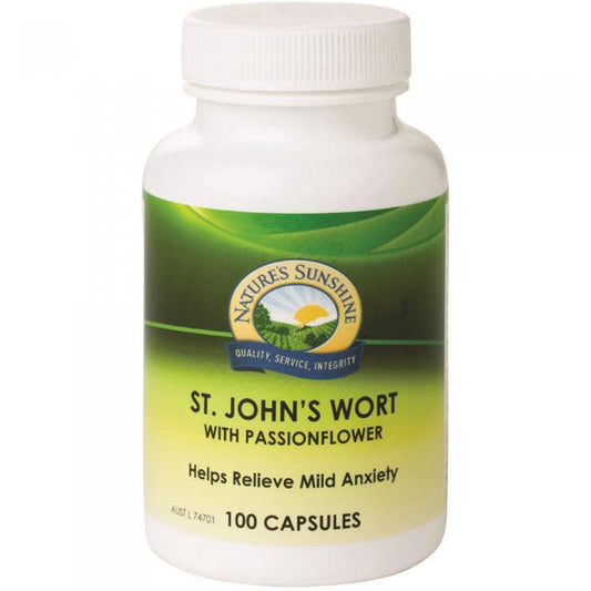 Natures Sunshine St. Johns Wort With Passionflower 100c