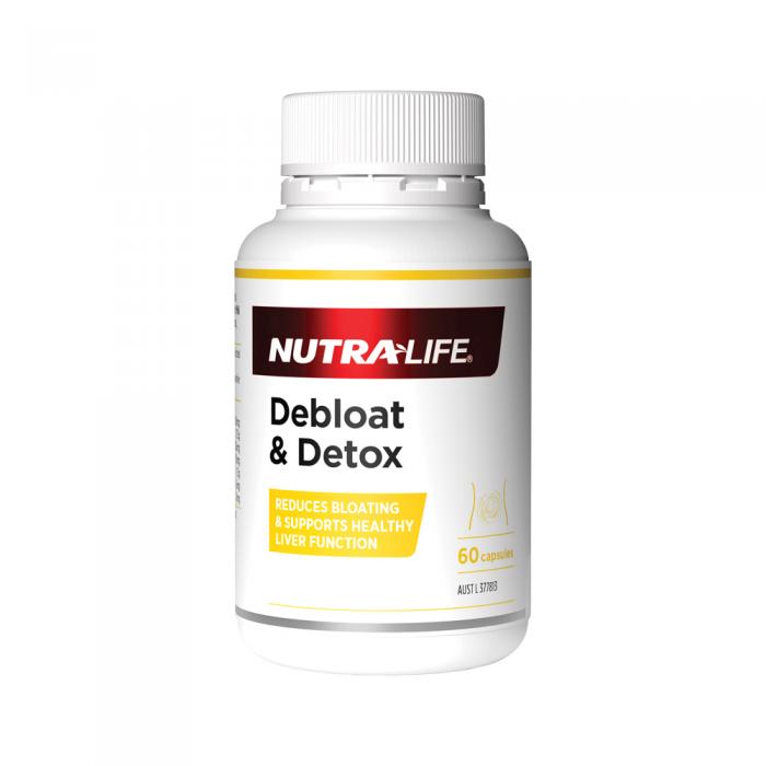 Nutralife Debloat & Detox 60c