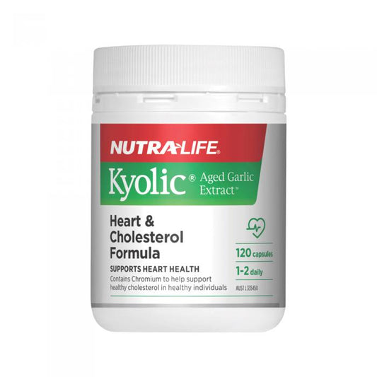 Nutralife Kyolic (aged Garlic Extract) Heart & Cholesterol Formula 120c