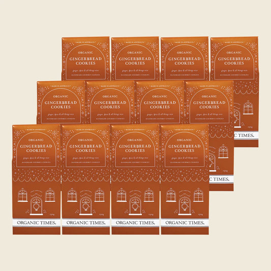 Organic Gingerbread Cookies 12x130g