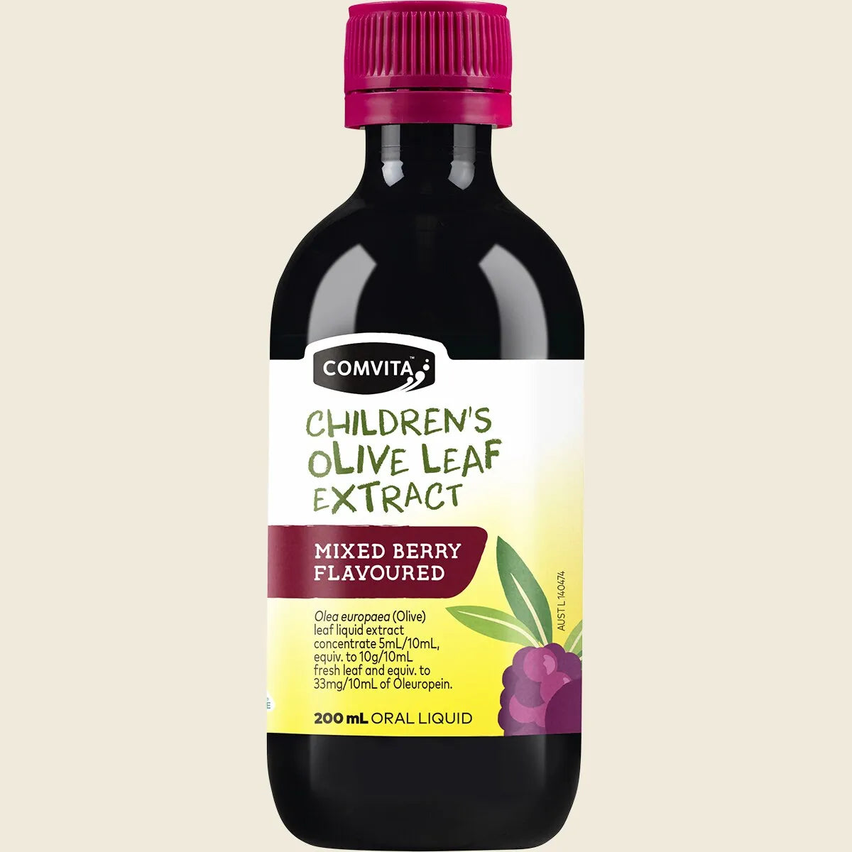 Olive Leaf Extract Children's Mixed Berry 200ml