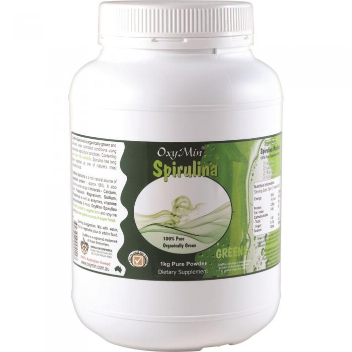 Oxymin Organic Spirulina 1kg Powder