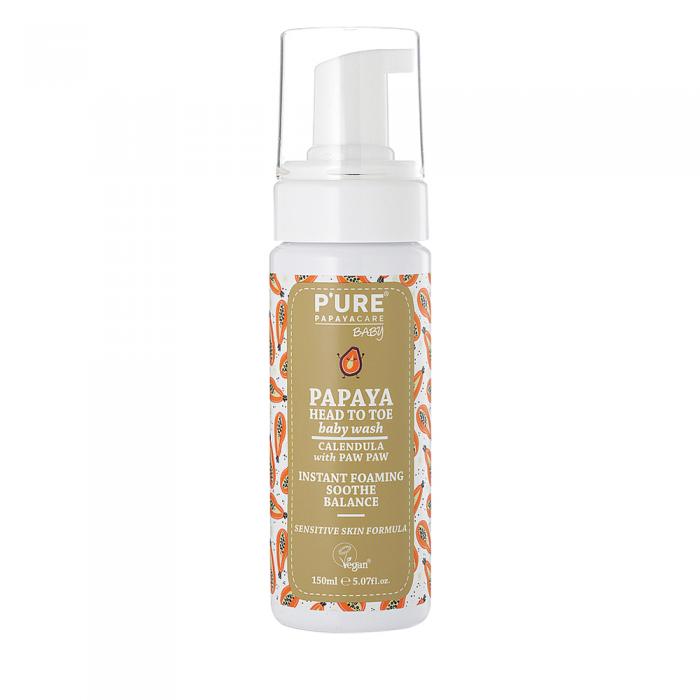 Pure Papayacare Baby Papaya Head To Toe Baby Wash (calendula With Paw Paw) 150ml