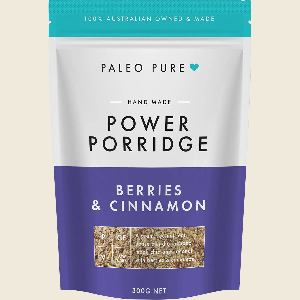 Power Porridge Berries & Cinnamon 300g