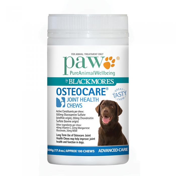 Paw By Blackmores Osteocare Joint Protect (for Dogs Approx 100 Chews) 500g