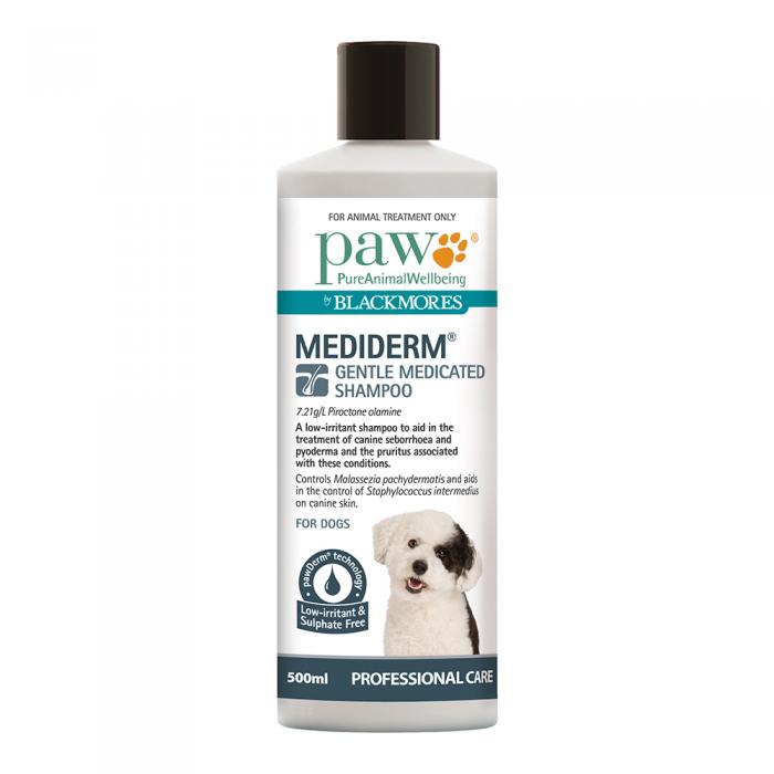 Paw By Blackmores Mediderm Gentle Medicated Shampoo (for Dogs) 500ml